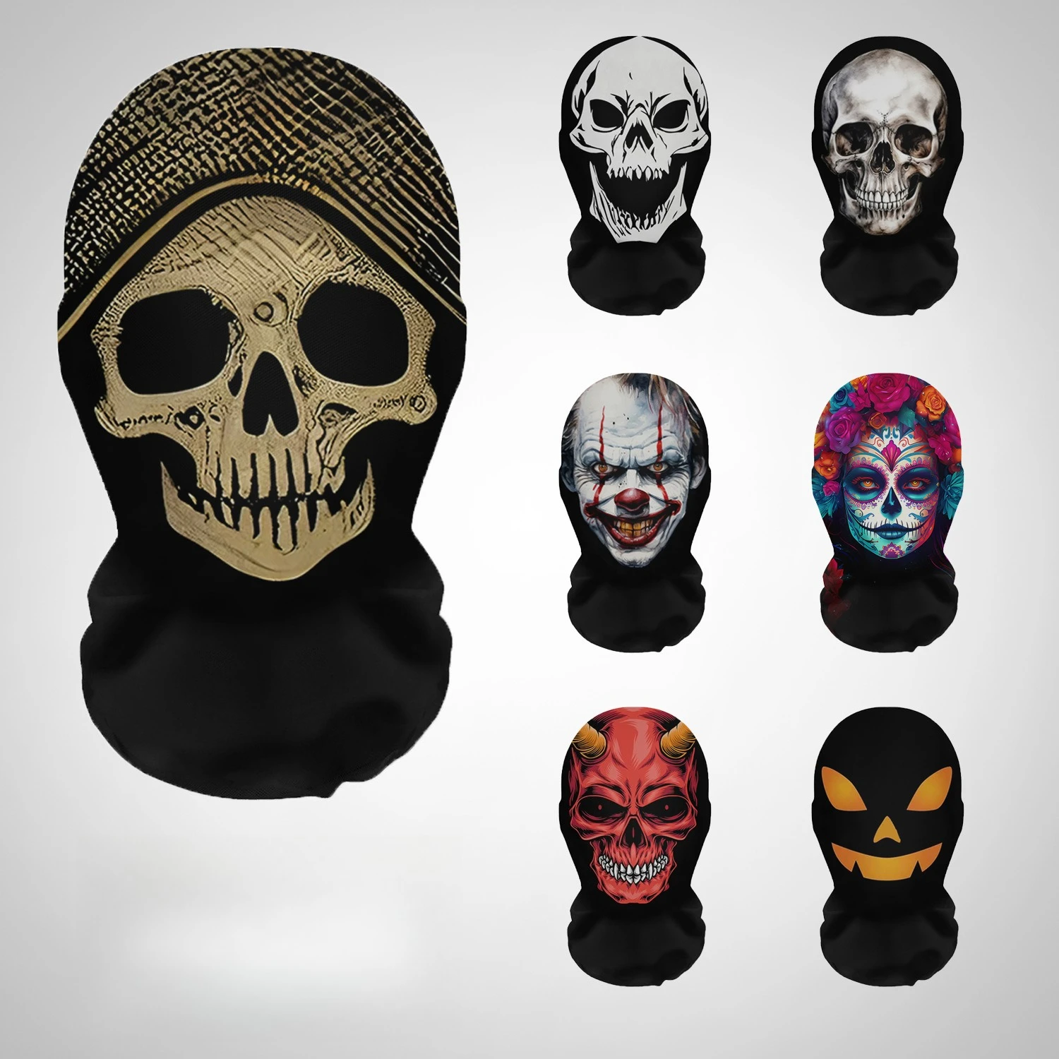 Cosplay Prop Pattern - أقنعة الهالوين الإرهابية ثلاثية الأبعاد الطباعة