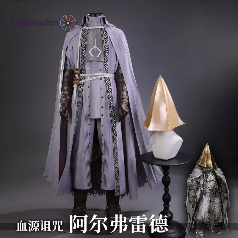 Bloodborne Cosplay Prop - 1/3Delusion Store أزياء ألفريد المنقولة بالدم