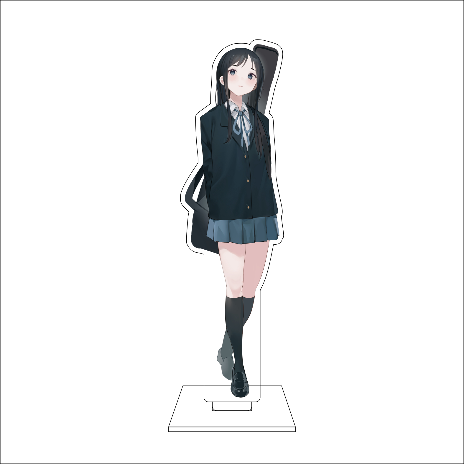 16 سم أنيمي K-ON! لوحة عرض أكر - مراجعة Anime Cosplay Prop وسعره
