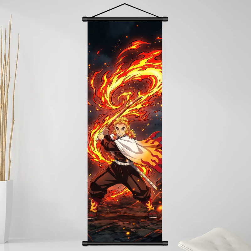 لوحة جدارية قماشية مطبوعة عالي - مراجعة Anime Cosplay Prop وسعره